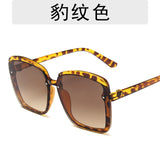 2020 Oversize Square Sunglasses Women Vacation Beach Sun Glasses Luxury Vintage Brand