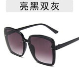 2020 Oversize Square Sunglasses Women Vacation Beach Sun Glasses Luxury Vintage Brand