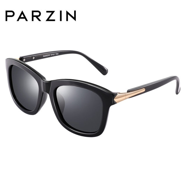PARZIN Fashion Polarized Sunglasses Women Lovers Beach Sun Shade Luxury Brand Driving Sun Glasses Retro Square Lens UV400